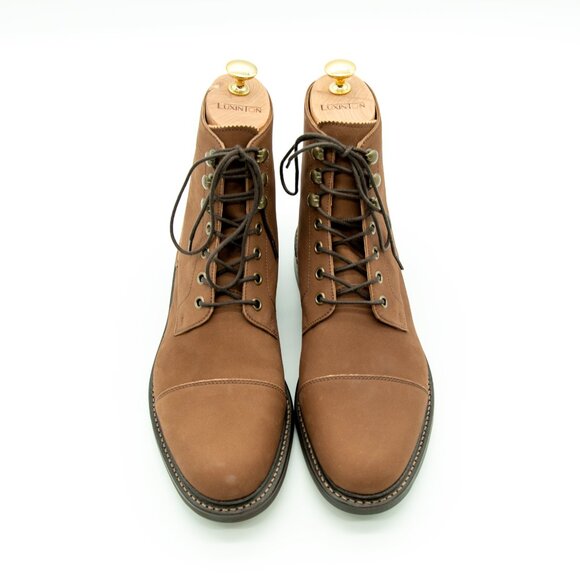 Herring Caldbeck Goodyear-welted Boots / Brown Nubuck / Men's 9 US (8 UK) - Picture 8 of 12